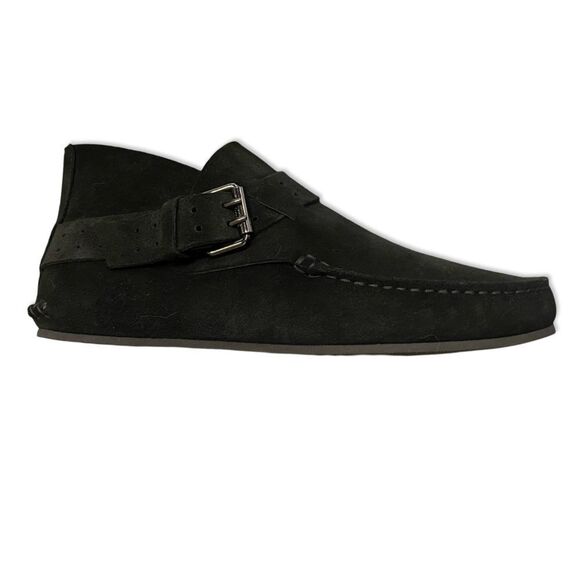 New The Kooples suede leather moccasins black slip ons shoes NIB $475 41 10 - Picture 9 of 16